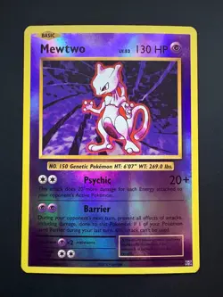 Mewtwo 51/108 Pokemon Evolutions Reverse Holo Rare Near Mint NM 2016 - Image 1