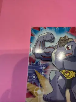Machoke #67 Pokemon Topps Series 1 TCG Blue Logo Label 1st Print Pokemon - Image 2