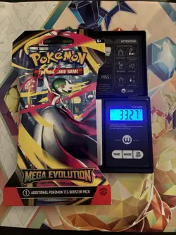 (VERY HEAVY) 33.27g Pokemon TCG Mega Evolution Sleeved Booster Pack (SEALED)✅ - Image 1