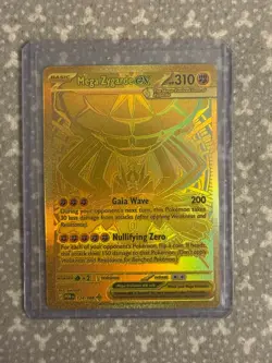 Pokemon Mega Zygarde ex Gold Hyper Rare 124/088 Perfect Order *Pack Fresh* - Image 1