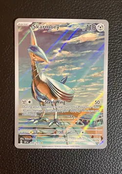 Pokemon TCG Surging Sparks Skarmory 209/191 Illustration Rare - Image 1
