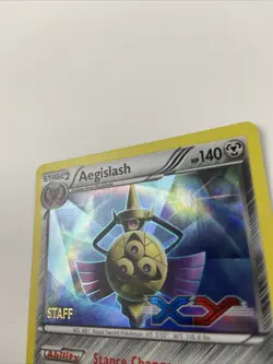 Pokemon TCG Aegislash (Prerelease) [Staff] 86/146 XY Promo Holo - Image 2