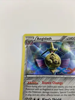 Pokemon TCG Aegislash (Prerelease) [Staff] 86/146 XY Promo Holo - Image 3