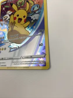 Pikachu SWSH020 Sword & Shield (2020) Black Star Promo Full Art Pokemon TCG NM - Image 4