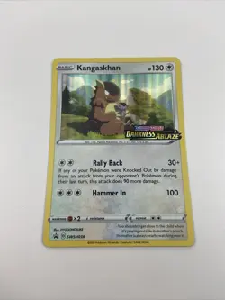 Pokemon TCG Darkness Ablaze Kangaskhan (SWSH038) Stamped - Image 1