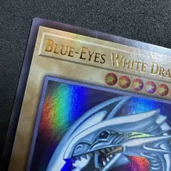 YUGIOH! Blue-Eyes White Dragon (Version 2) LCKC-EN001 Unlimited NM Holo Bleed - Image 2