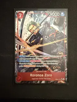 One Piece Roronoa Zoro EB04-007 Alt Art SR Adventure On Kami's Island OP-15 Eng - Image 1