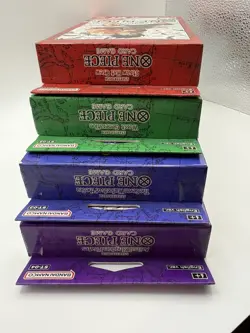 One Piece TCG starter deck lot 1-4; ST-01, ST-02, ST-03, ST-04 Luffy Crocodile - Image 4