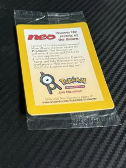 Pokemon Entei Promo Card SEALED Movie Promo NEW Neo 2001 - Image 2