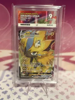 Pokemon TCG Zeraora VMAX Gallerian Gallery Card GG42/GG70 Crown Zenith Ace 9 - Image 1