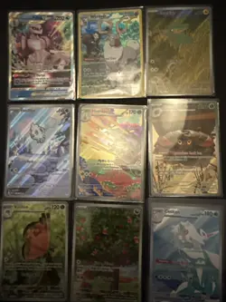 Pokemon Card Lot Secret Illustration Full Art Rare X 8 (Lot D) - Image 1