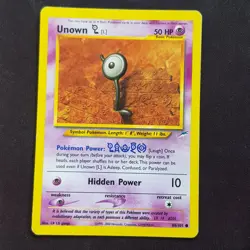 Unown L 86/105✨EXCELLENT✨Neo Destiny Pokemon Card TCG - Image 1