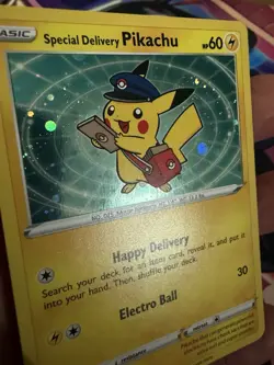 Special Delivery Pikachu SWSH074 SWSH: Sword & Shield Promo Cards Holo - Image 2