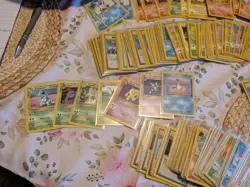 Vintage Pokemon Lot 300 Cards Base Jungle Fossil Gym Common Uncommon Rare - Image 2