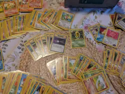 Vintage Pokemon Lot 300 Cards Base Jungle Fossil Gym Common Uncommon Rare - Image 4