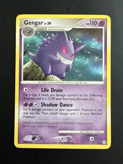 Gengar 2007 Pokemon Diamond & Pearl Rare Card 27/130 NM/VLP - Image 1