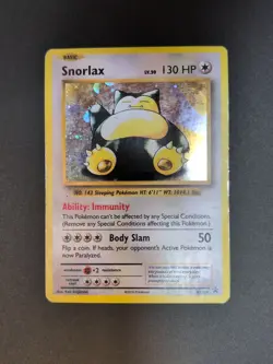Pokemon TCG Snorlax XY179 Ultra Rare Holo Black Star Promo Card - Image 1