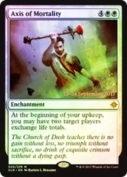 MTG Axis of Mortality - Foil - Prerelease Promo, Prerelease & Release Promos, Mo - Image 1