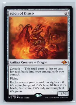 SCION OF DRACO 234 MYTHIC MODERN HORIZONS 2 MAGIC: THE GATHERING NM - Image 1