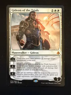 Gideon of the Trials - 14 - Amonkhet (AKH) - NM - Image 1