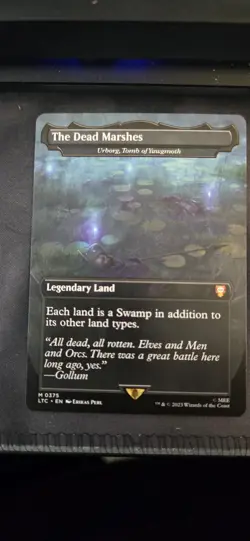 Magic The Gathering Lord of The Rings The Dead Marshes Borderless 375 - Image 1