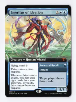 Emeritus of Ideation (Extended Art) 0315 (M) MTG Secrets of Strixhaven (SOS) - Image 1