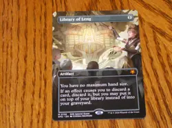 MTG Borderless Library of Leng x1 Mythic SOS Special Guest NM Low S&H - Image 1