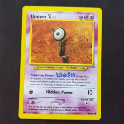 Unown L 86/105⭐VERY GOOD⭐Neo Destiny Pokemon Card TCG - Image 1