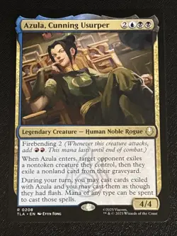 MTG Avatar: The Last Airbender Azula, Cunning Usurper 0208 NM Rare - Image 1