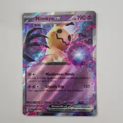 Pokemon Mimikyu EX 069/159 SV09 Journey Together Double Rare Holo 190 HP - Image 1