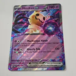 Pokemon Mimikyu EX 069/159 SV09 Journey Together Double Rare Holo 190 HP - Image 2