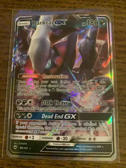 Darkrai GX 88/147 - Burning Shadows Pokemon - NM - Image 1