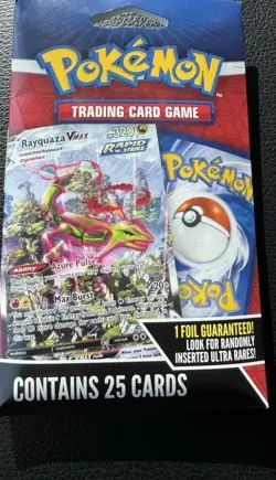 Pokemon Trading Card Game Rayquaza 25 Card Pack, 1 Foil, English - Image 1