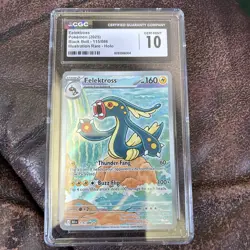 2025 POKEMON BLACK BOLT ILLUSTRATION RARE - HOLO #115/086 EELEKTROSS CGC 10 - Image 1