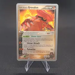 Pokemon World Championships 2004 Team Magma's Camerupt & Groudon 2 Cards Lot - Image 3