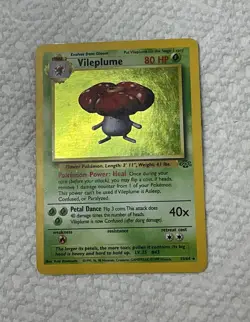 Pokemon Card Vileplume Jungle 1st Edition Holo Foil 15/64 - Image 1
