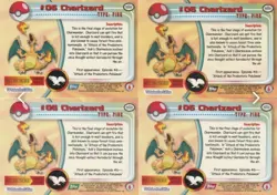 🔥Pokemon Topps Charizard #06 Red Logo TV Animation Rare.NM - Image 3