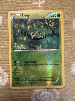 Pokemon Snivy 2013 6/113 Legendary Treasures Reverse Holo - Image 1