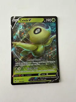 Pokemon - Celebi V - Holofoil - Chilling Reign - 007/198 - NM - Image 1