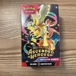 Pokemon TCG Ascended Heros Booster Bundle 6pk New Factory Sealed, fast shipping - Image 1