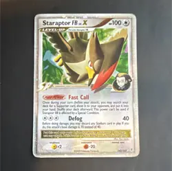 Pokemon Staraptor FB LV.X 147/147 Supreme Victors Holo Rare Level Up HP 100 2009 - Image 1