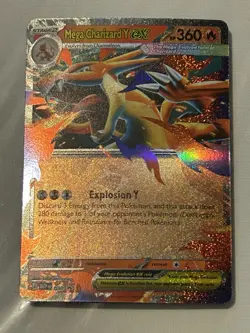 Pokemon TCG Mega Charizard Y Ex 030 Black Star Promo - Image 1