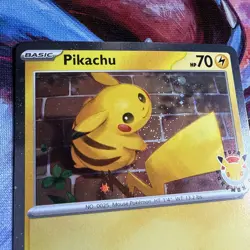 Pikachu 051/162 Pokemon Day 2026 30th Anniversary Stamp Promo NM - Image 2