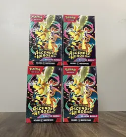 Pokemon TCG Ascended Heroes Booster Bundle Lot of 4 - Image 1