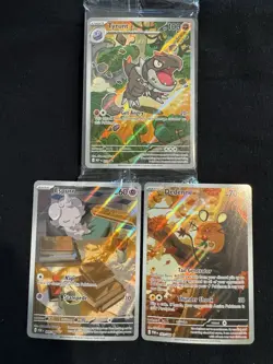 Pokemon Perfect Order - Tyrunt 070 Black Star Promo & Dedenne/Espurr IR Set - Image 1