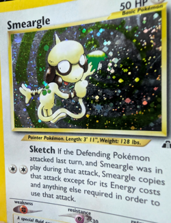 Pokemon TCG: Smeargle 11/75 Neo Discovery WoTC Holo Rare - Image 5