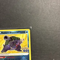 Radiant Blastoise - 018/078 - Pokemon Go Sword & Shield Radiant Rare NM - Image 2
