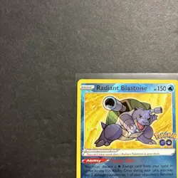 Radiant Blastoise - 018/078 - Pokemon Go Sword & Shield Radiant Rare NM - Image 3