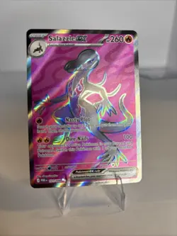 English Pokemon Perfect Order Salazzle Ex Full Art (101/088). - Image 1