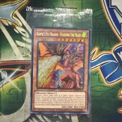 Yugioh! Harpie's Pet Dragon - Fearsome Fire Blast LDS3-EN138 Secret Rare Limited - Image 1